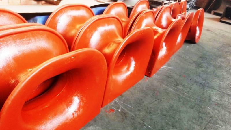 Fairlead installation on deck